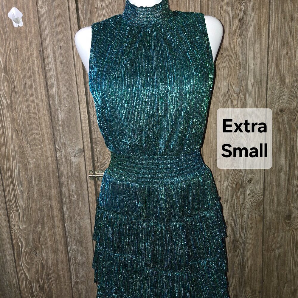 Blue/Green Dress